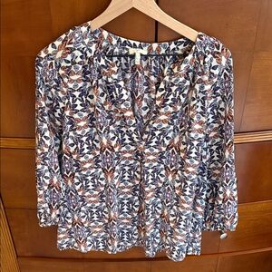 Joie Floral Print Women's Top size large